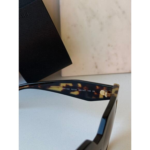 NEW Prada PR14WS Sunglasses in Medium Tortoise / Black - Picture 5 of 5